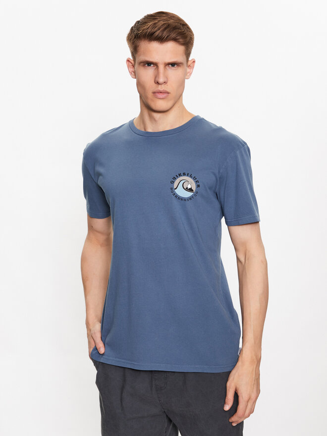 Quiksilver Quiksilver Marškinėliai Qs Bubble Stamp EQYZT07258 Mėlyna Regular Fit