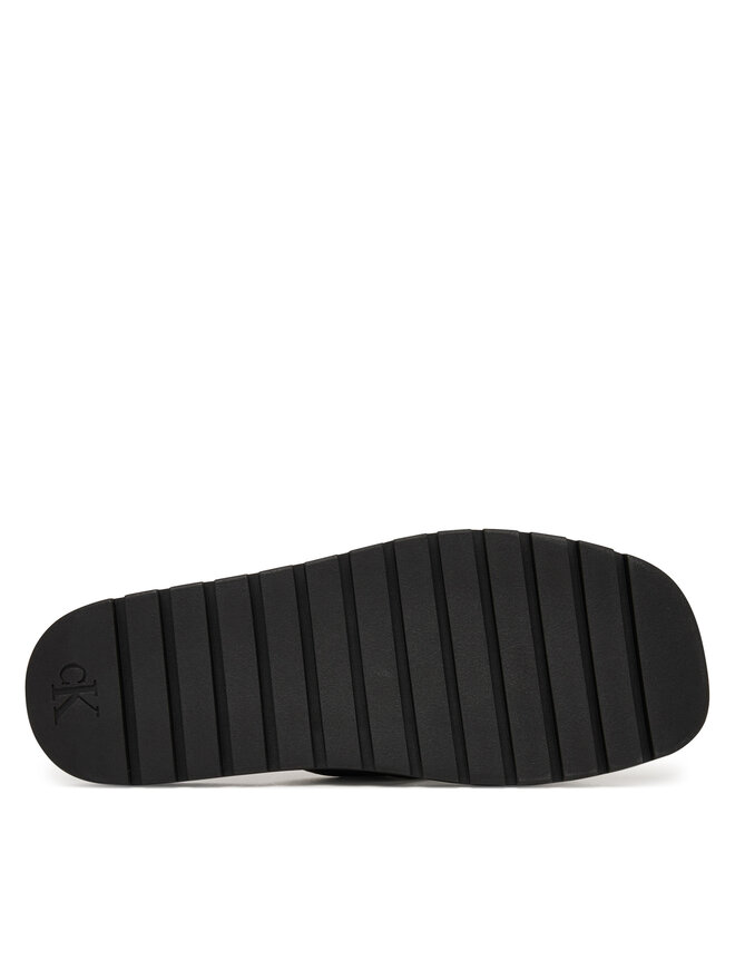 Calvin Klein Pantoletten Calvin Klein Sq Molded Sandal Xcross Wb HM0HM02101 Grün