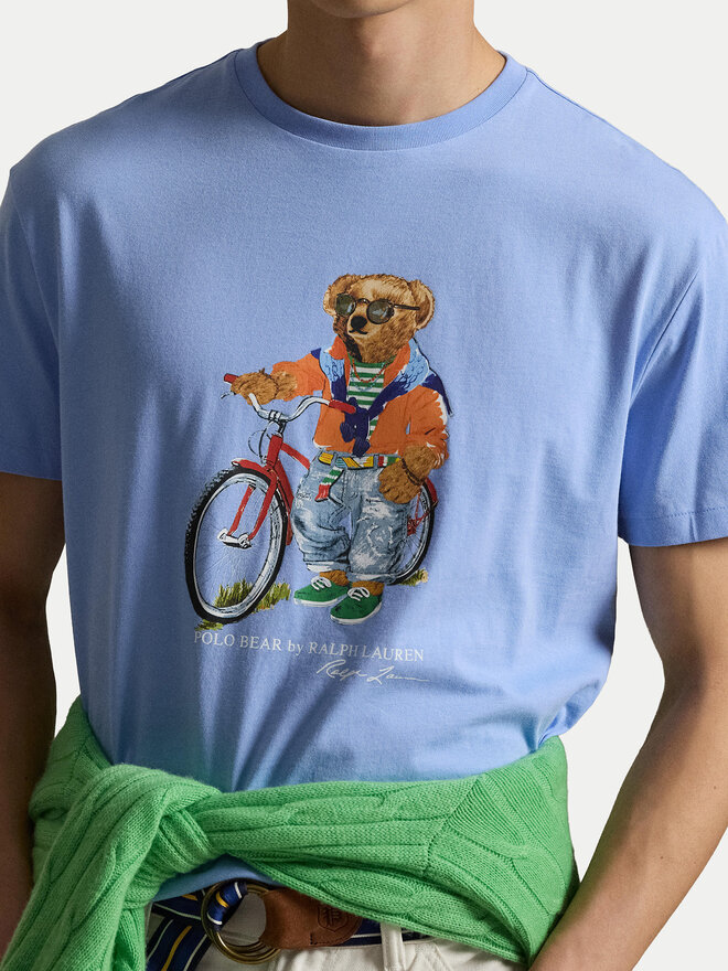 Polo Ralph Lauren Polo Ralph Lauren T-Shirt 710B16612001 Blau Slim Fit