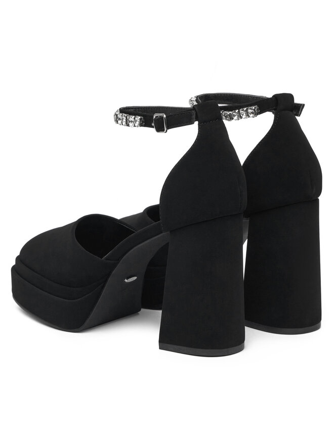 DeeZee Półbuty DeeZee LW85478-6 Czarny