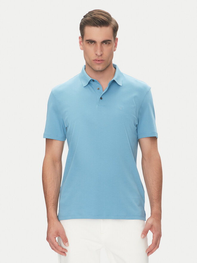 Calvin Klein Calvin Klein Poloshirt Supima LV04LB276G Blau Regular Fit