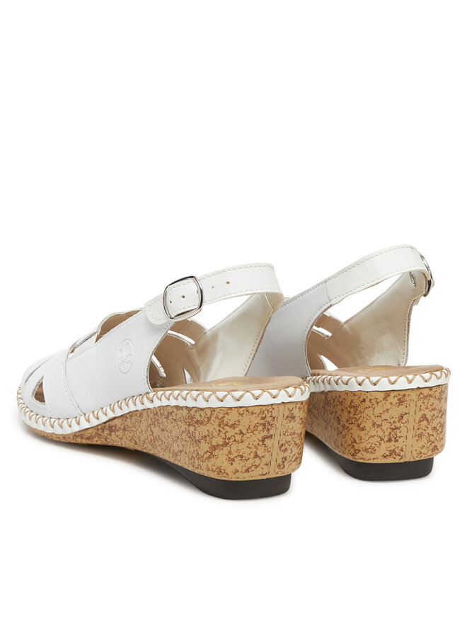 Rieker Sandale Rieker 66189-80 Alb