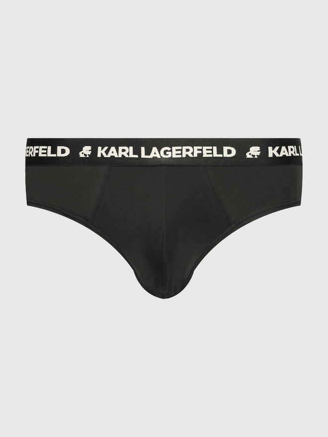 KARL LAGERFELD KARL LAGERFELD Σετ σλιπ 3 τμχ. Logo 211M2103 Έγχρωμο