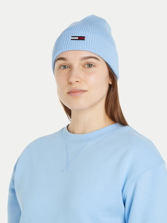 Tommy Hilfiger Czapka Tommy Hilfiger Elongated Flag AW0AW16777 Niebieski