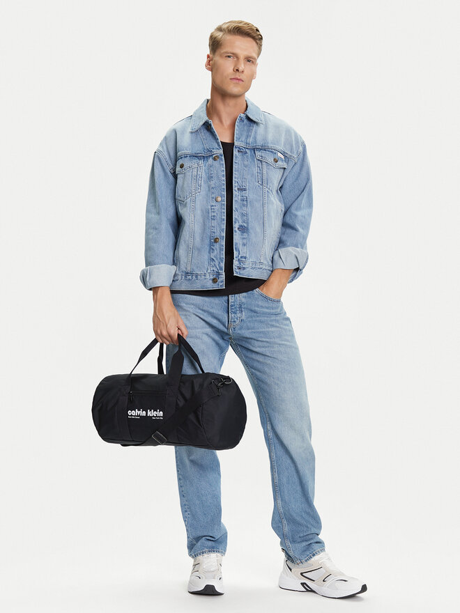 Calvin Klein Jeans Σάκος Calvin Klein Jeans Ckj Graphic Ck Crossbody Duffle LV04G3163G Μαύρο