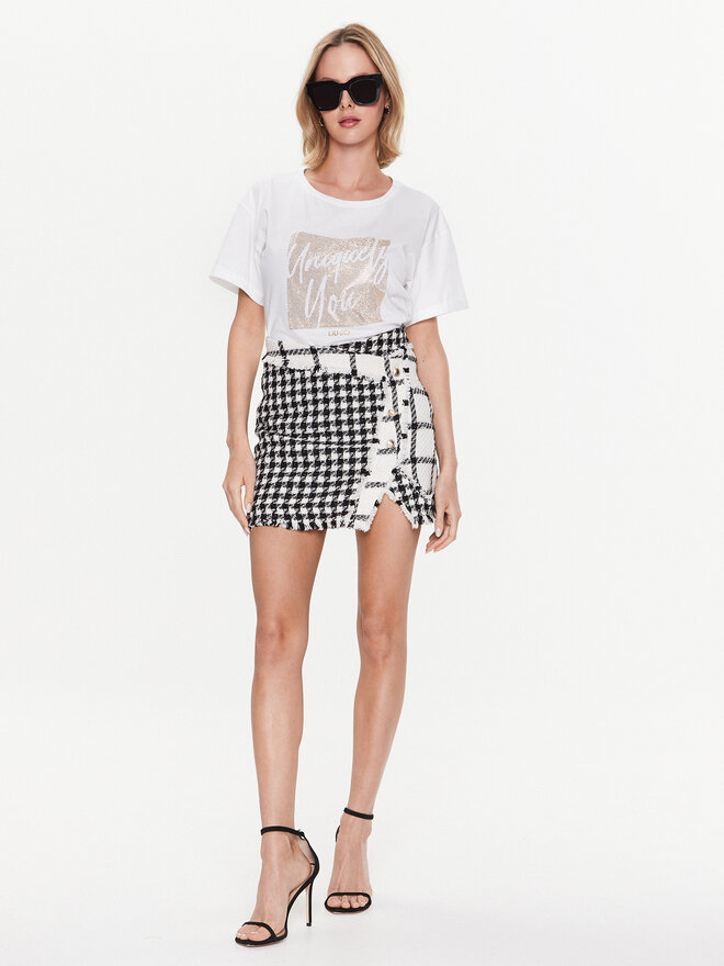 Liu Jo Liu Jo Marškinėliai WA3277 JS923 Balta Regular Fit