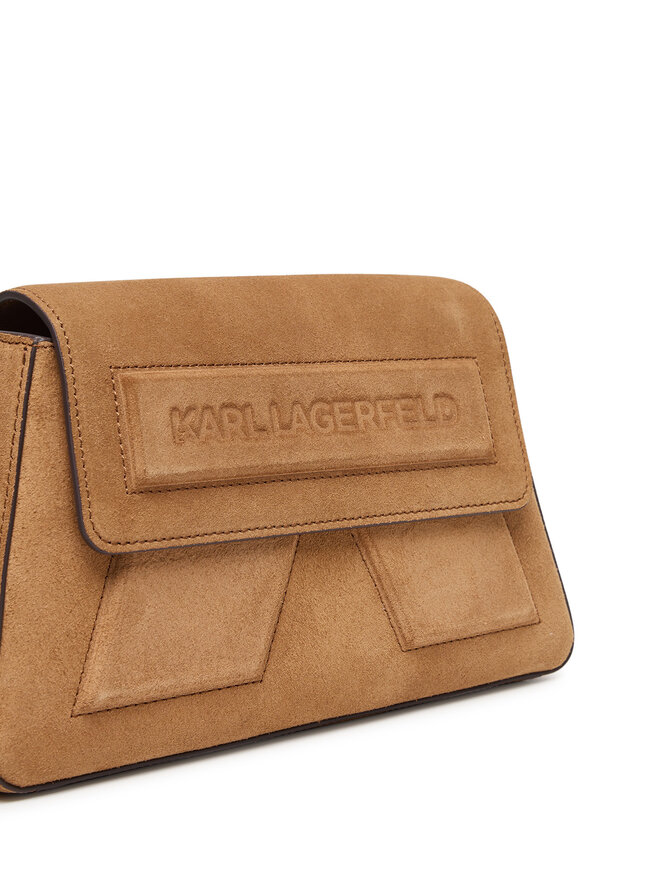 KARL LAGERFELD Ročna torba KARL LAGERFELD A3W30065 Rjava