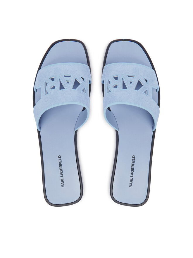 KARL LAGERFELD Шльопанці KARL LAGERFELD Skoot III KL80407C Голубий