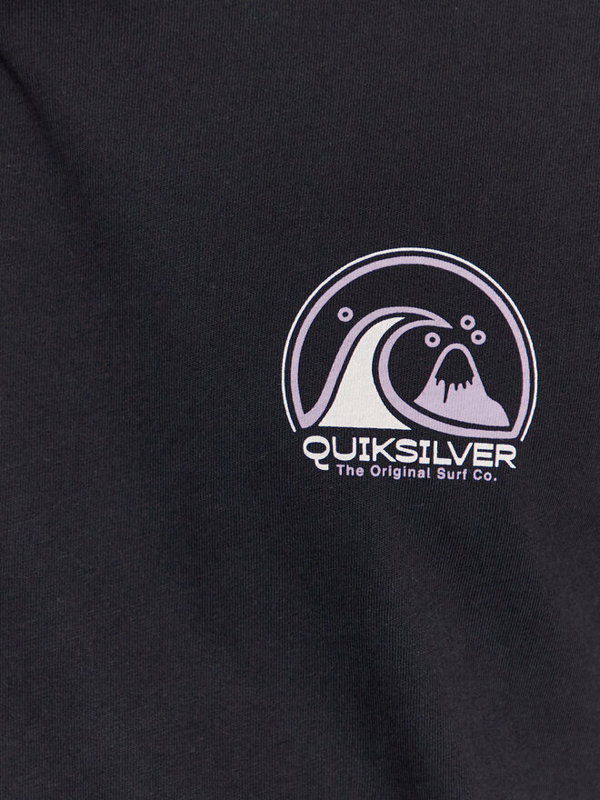 Quiksilver Quiksilver Marškinėliai Cleancircle EQYZT07491 Juoda Regular Fit