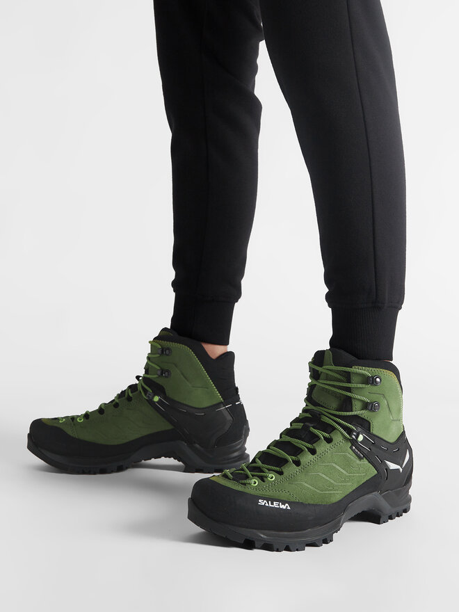 Trekkingschuhe Salewa Mtn Trainer Mid Gtx GORE TEX 63458 5949 Grun eschuhe