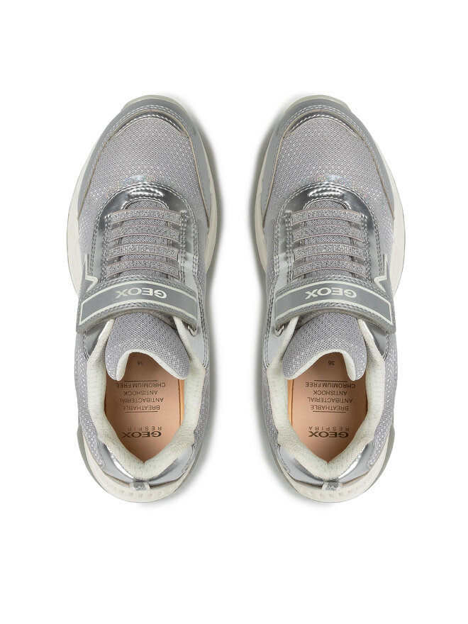 Geox Sneakers Geox J Spaziale G. A J25DAA 014AJ C1007 DD Argento