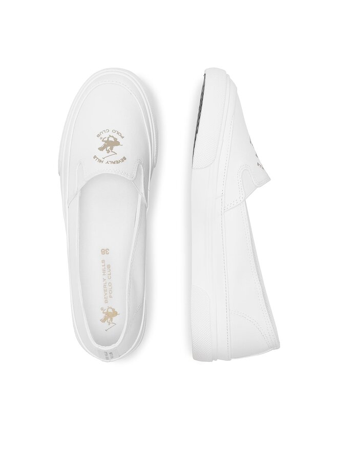 Beverly Hills Polo Club Sneakers aus Stoff Beverly Hills Polo Club W-24MVS5023 Weiß