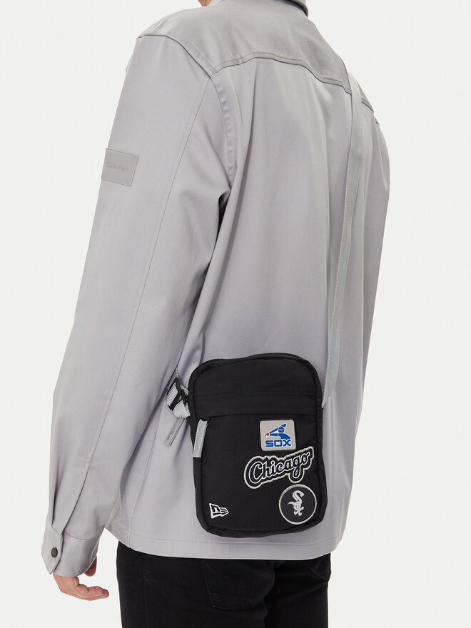 New Era Плоска сумка New Era Mlb Patch Side Sox 60358208 Чорний