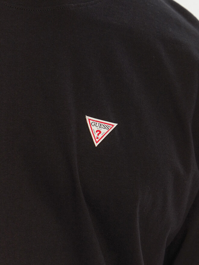 Guess Jeans Guess Jeans Póló M4YI46 K8FQ4 Fekete Regular Fit