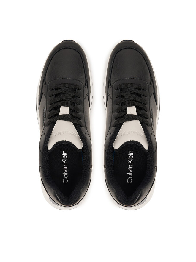 Calvin Klein Sneakers Calvin Klein City Runner Laceup Lth Mix HM0HM02309 Schwarz