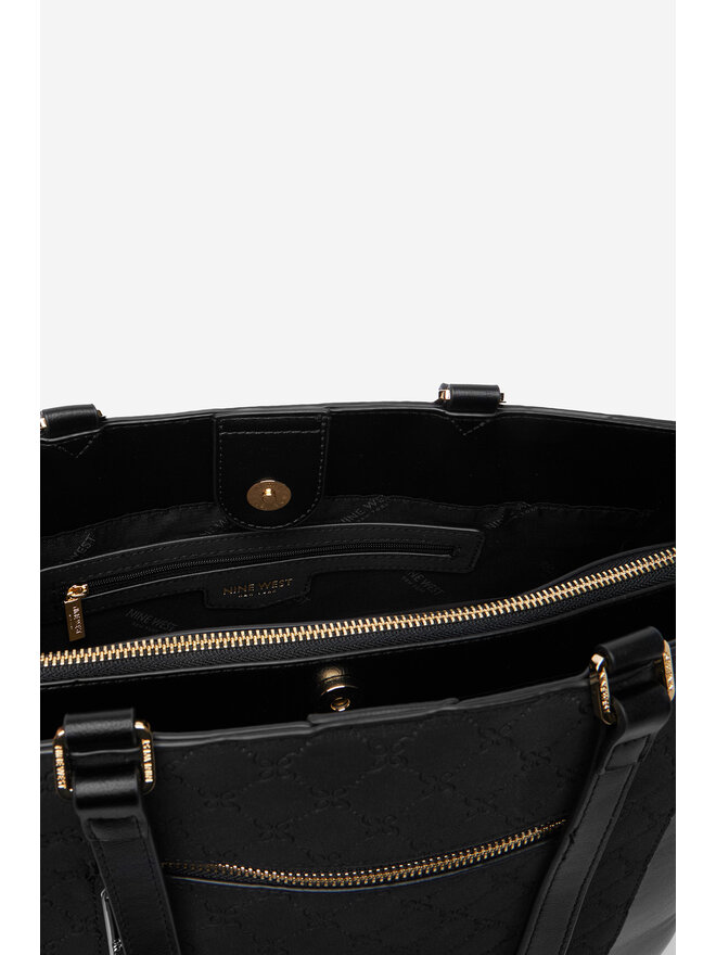 Nine West Handtasche Nine West CEO-ELITE FORM-JH7268 Schwarz