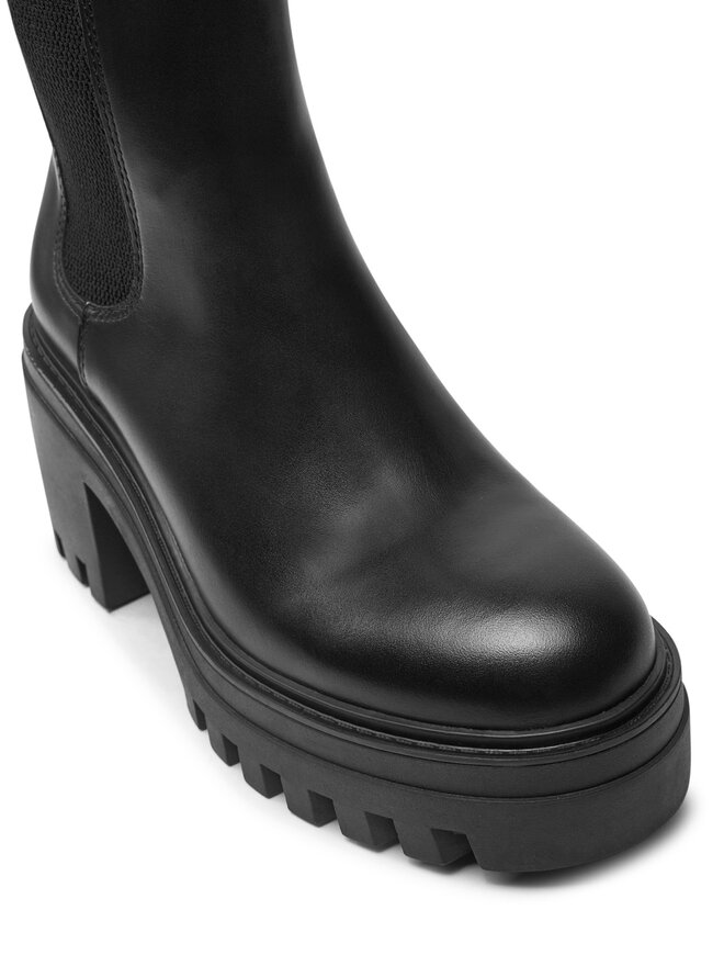 Calvin Klein Jeans Botki Calvin Klein Jeans Chunky YW0YW01547 Czarny