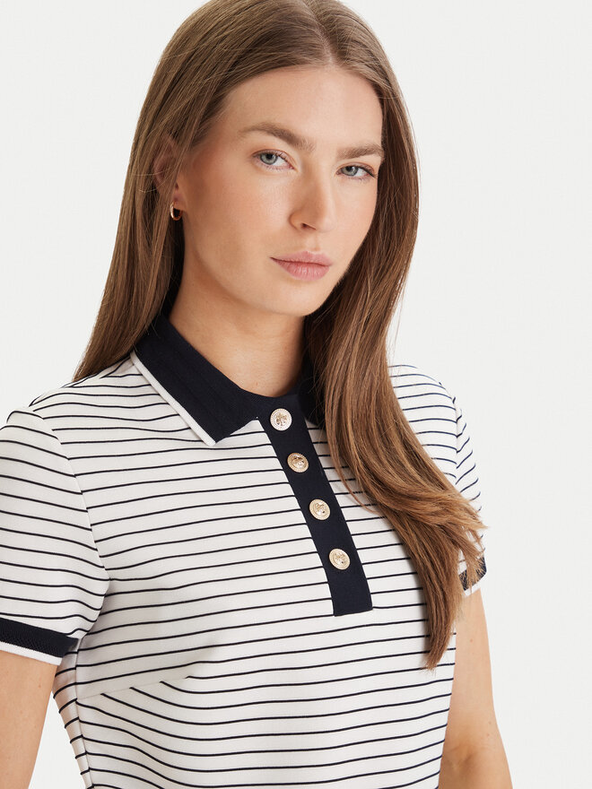 Guess Guess Poloshirt W6GP17 K2946 Weiß Regular Fit