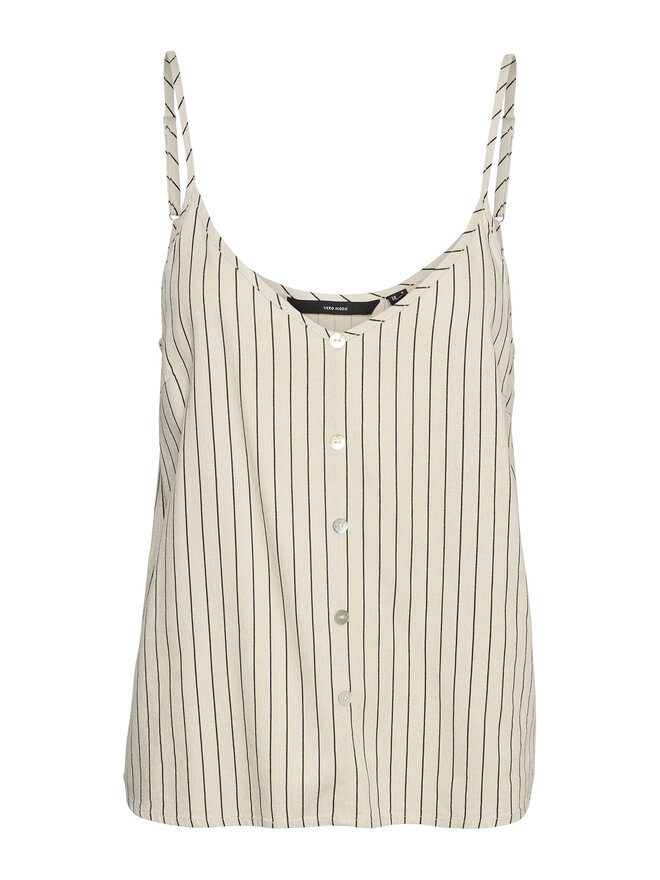 Vero Moda Vero Moda Marškinėliai Mymilo 10303690 Smėlio Regular Fit