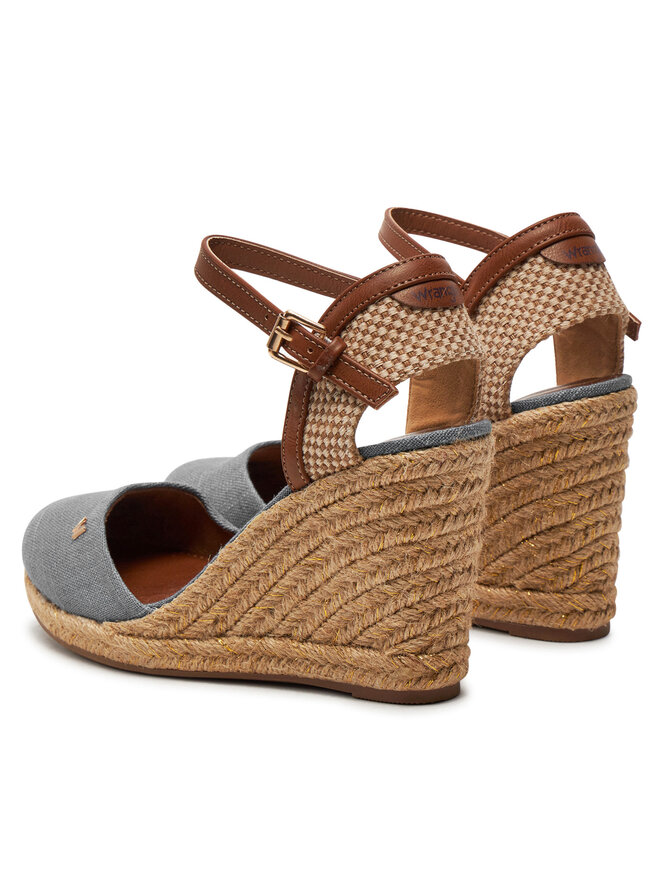 Wrangler Espadryle Wrangler Brava Women Wedge 20241056 Niebieski
