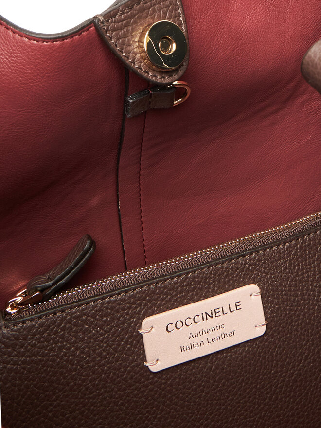 Coccinelle Handtasche Coccinelle Hand Grained L E1 SHA 11 02 01 Braun