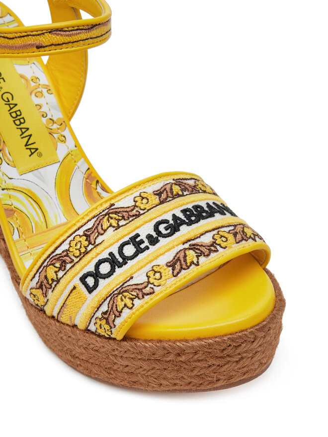 Dolce&Gabbana Espadryle Dolce&Gabbana CZ0318 AV804 Żółty