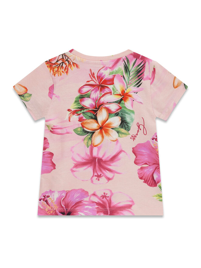 Guess Guess Футболка K6GI13 K6YW4 Рожевий Regular Fit