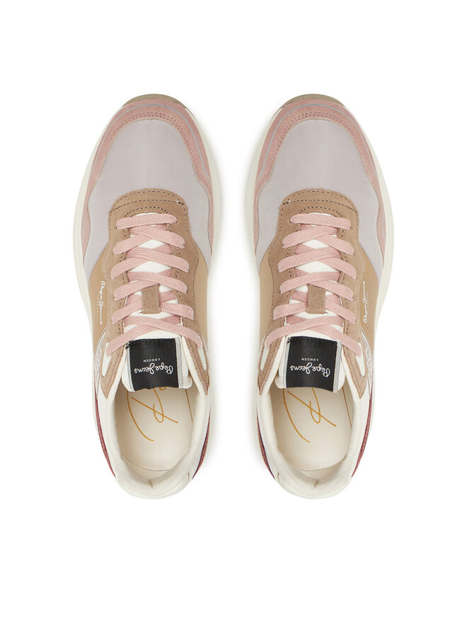Pepe Jeans Снікерcи Pepe Jeans Kimi Glam PLS60042 Рожевий