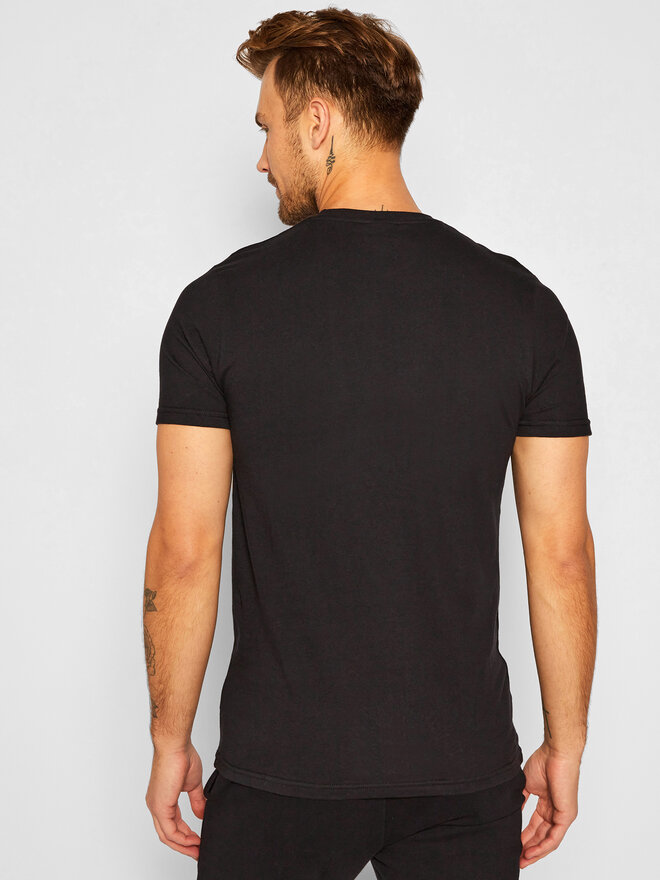 Ellesse Ellesse Marškinėliai Canaletto SHS04548 Juoda Regular Fit
