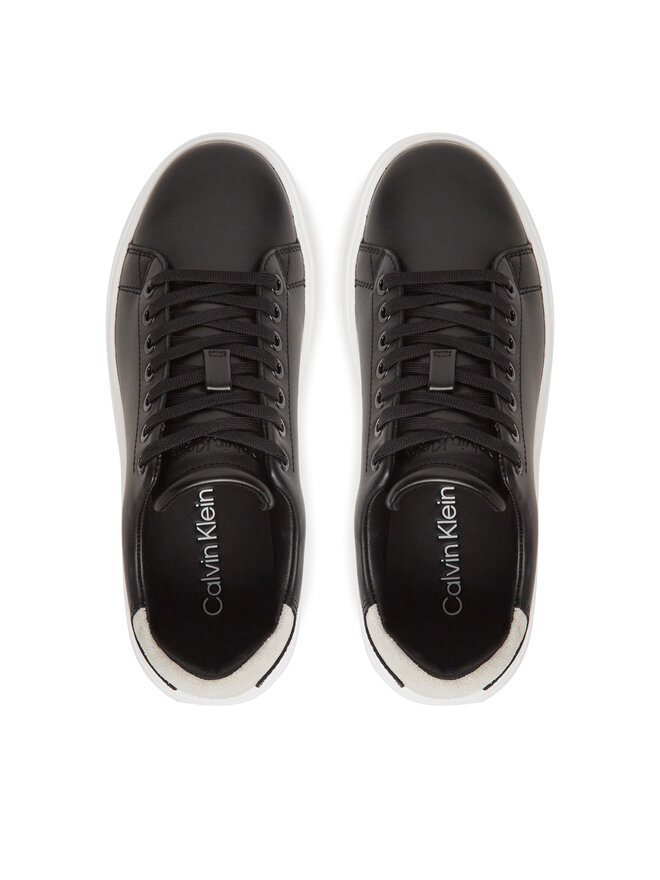 Calvin Klein Sneakersy Calvin Klein Cupsole Lace Up - Suede Bt HW0HW02404 Czarny