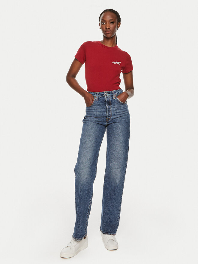 Levi's® Levi's® Póló Essential Sporty A8798-0025 Piros Slim Fit