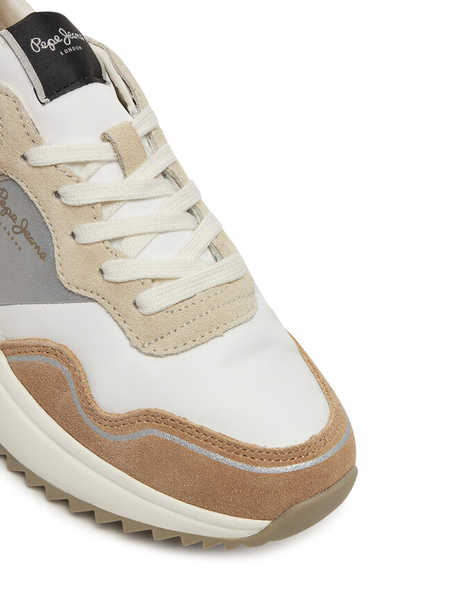 Pepe Jeans Sneakers Pepe Jeans Kimi Glam PLS60042 Beige