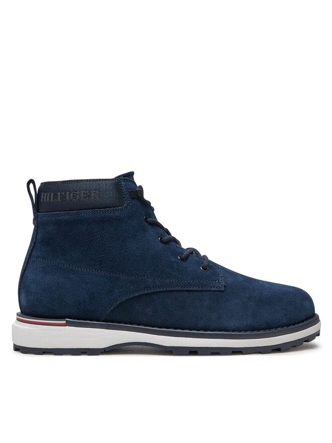 Tommy Hilfiger Trzewiki Tommy Hilfiger Corporate FM0FM05147 Granatowy