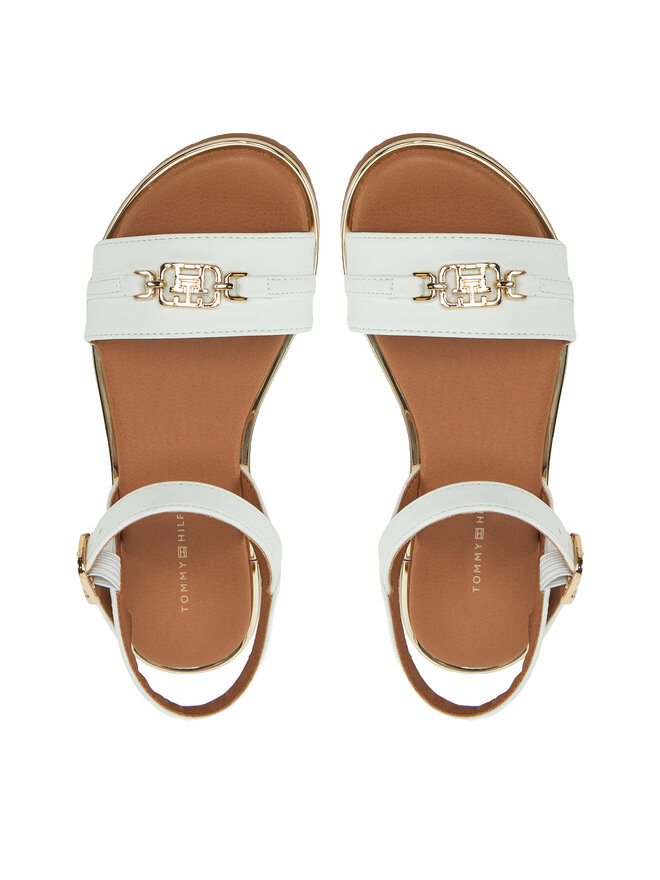 Tommy Hilfiger Sandále Tommy Hilfiger Sandal T3A2-33778-0326 M Biela