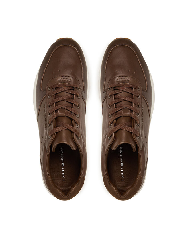 Tommy Hilfiger Αθλητικά Tommy Hilfiger Premium Leather Hybrid FM0FM05700 Καφέ