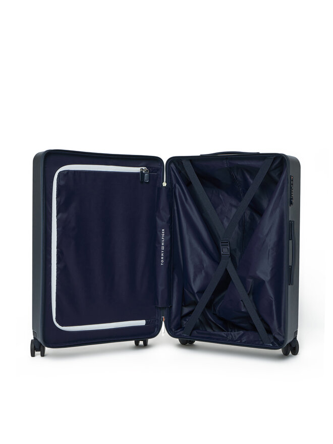 Tommy Hilfiger Valiză medie Tommy Hilfiger AU0AU01974 Negru