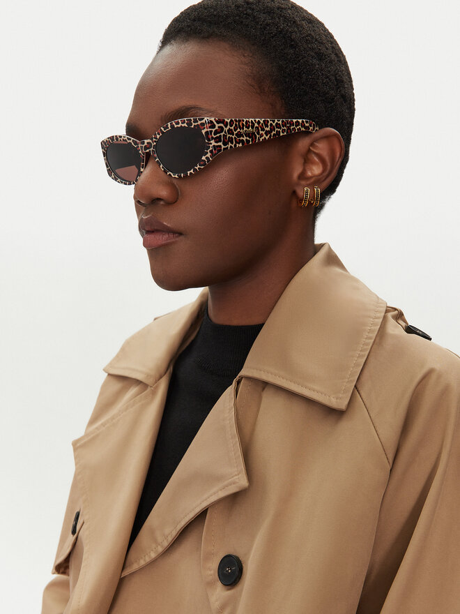 JACQUEMUS Okulary przeciwsłoneczne JACQUEMUS JAC4C2SUN Brązowy