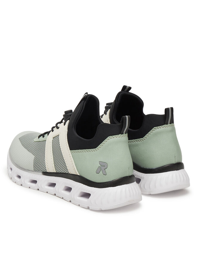 Rieker Sneakersy Rieker M6061-52 Zelená
