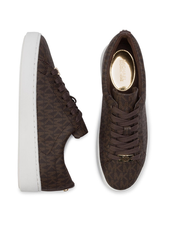 MICHAEL Michael Kors Sneakersy MICHAEL Michael Kors Keaton Lace Up 43R5KTFP1B Hnědá