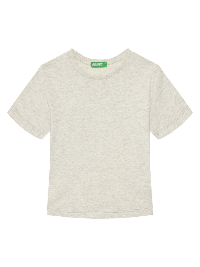United Colors Of Benetton United Colors Of Benetton Marškinėliai 3I1XG10IJ Pilka Regular Fit