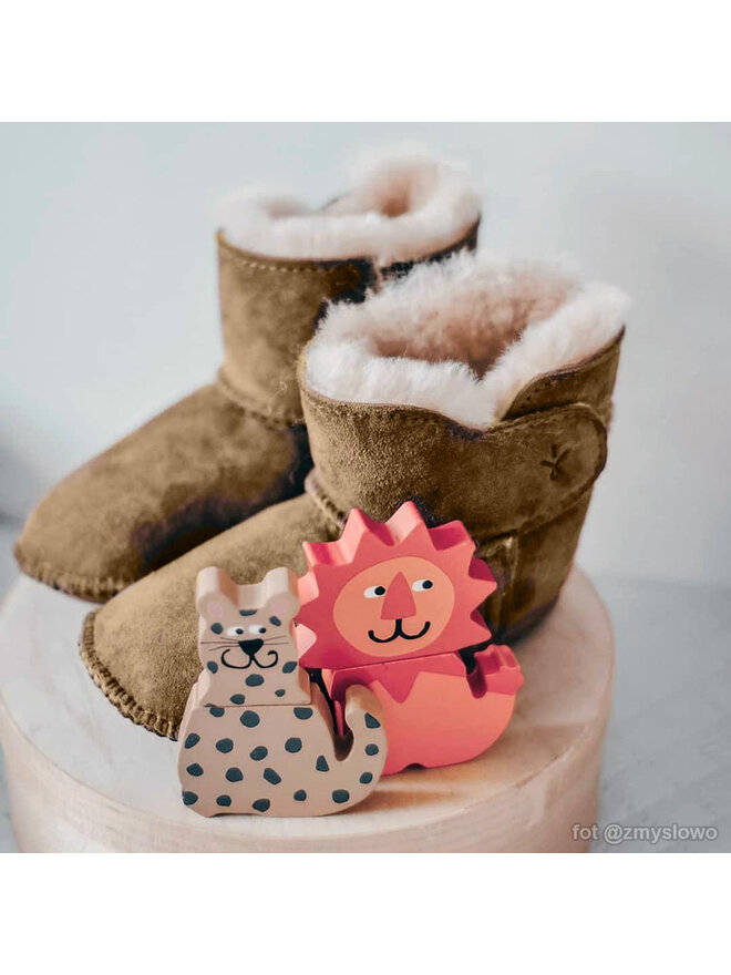 EMU Australia Снігоходи EMU Australia Baby Bootie B10310 Коричневий
