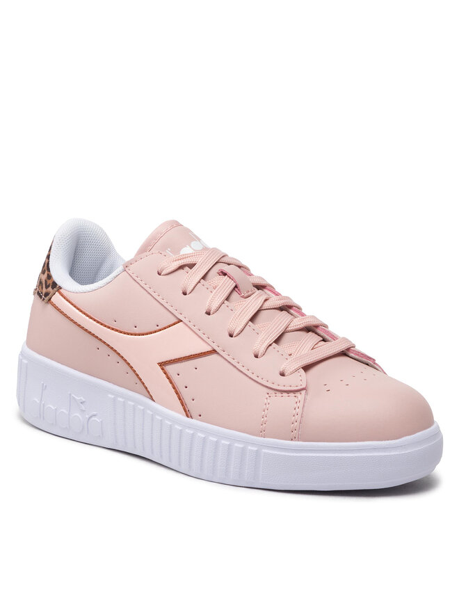 Sneakers Diadora Game Step P Leopard Gs 101.178649 01 50185 Rose chaussures
