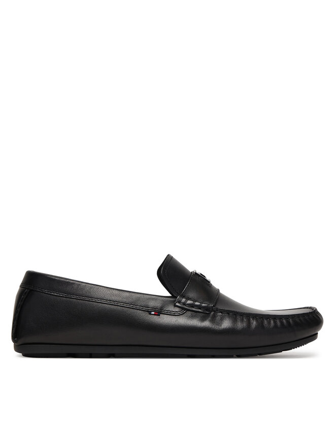 Tommy Hilfiger Mokassins Tommy Hilfiger Hardware Hilfiger Driver Shoe FM0FM05838 Schwarz
