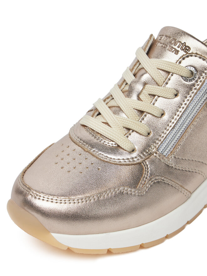 Remonte Sneakersy Remonte D2G01-90 Złoty