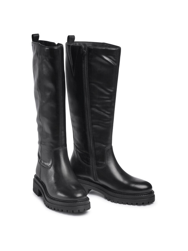 Geox Botas de equitación Geox D Iridea G D04HRG 05443 C9999 Negro