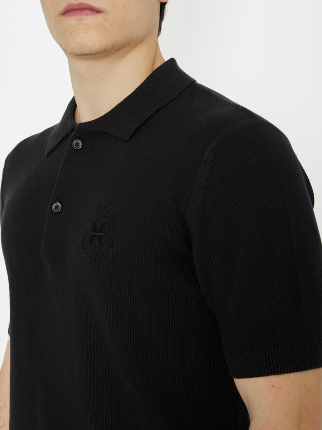 Richmond X Richmond X Poloshirt Carena UMP24214PO Schwarz Regular Fit