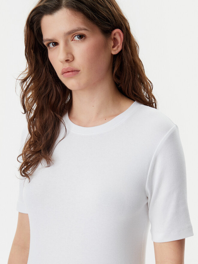 Gap Gap T-Shirt 679172-01 Weiß Stretch Fit