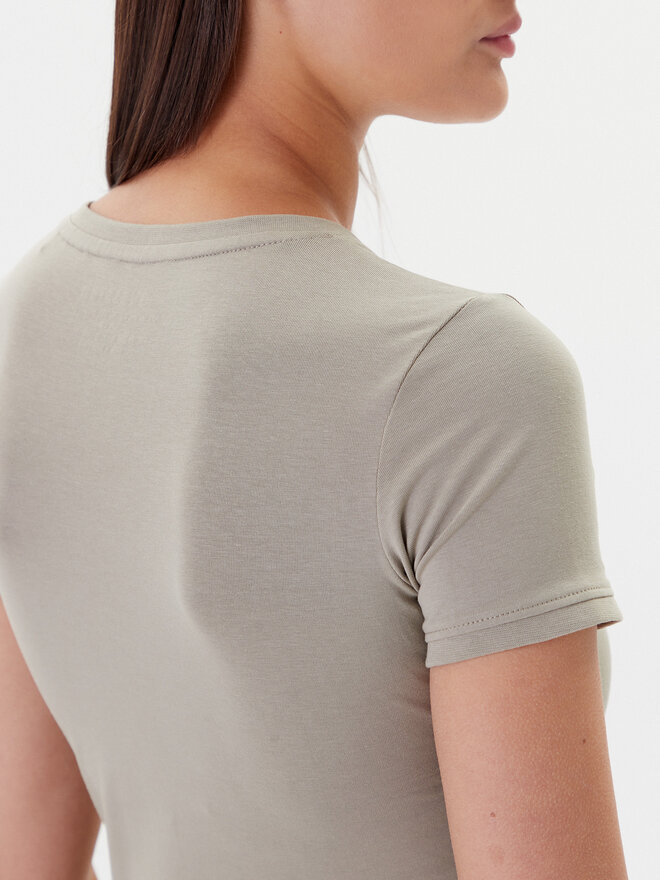 Guess Guess Camiseta W2YI45 J1314 Caqui Slim Fit