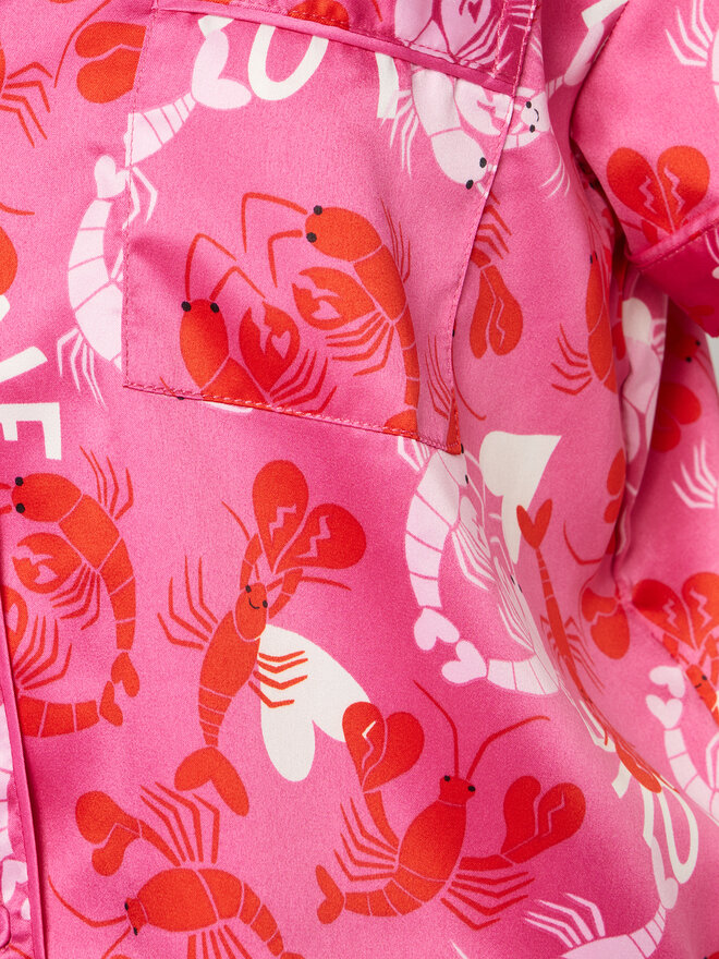 Hunkemöller Hunkemöller Spavaćiće Peppers 205076 Ružičasta Relaxed Fit