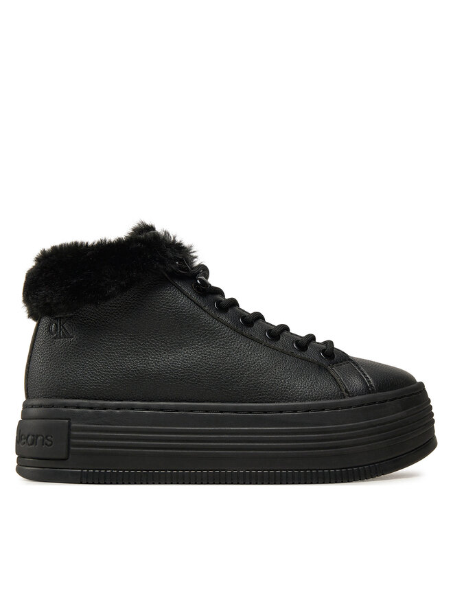Calvin Klein Jeans Μποτάκια Calvin Klein Jeans Bold Platf Low Laceup Mg YW0YW01590 Μαύρο
